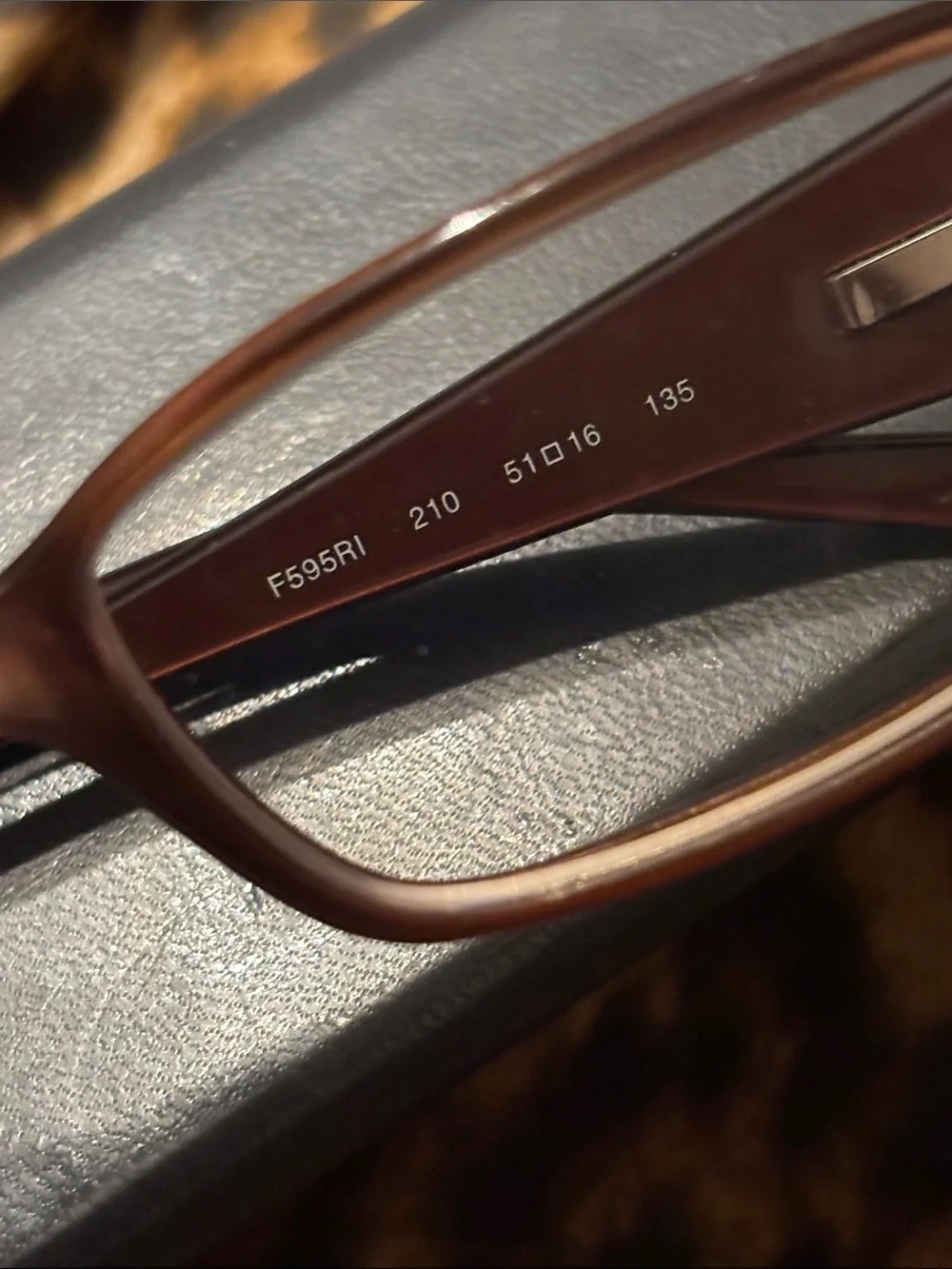 Fendi Brown/Tortoiseshell Rectangular Women's Glasses